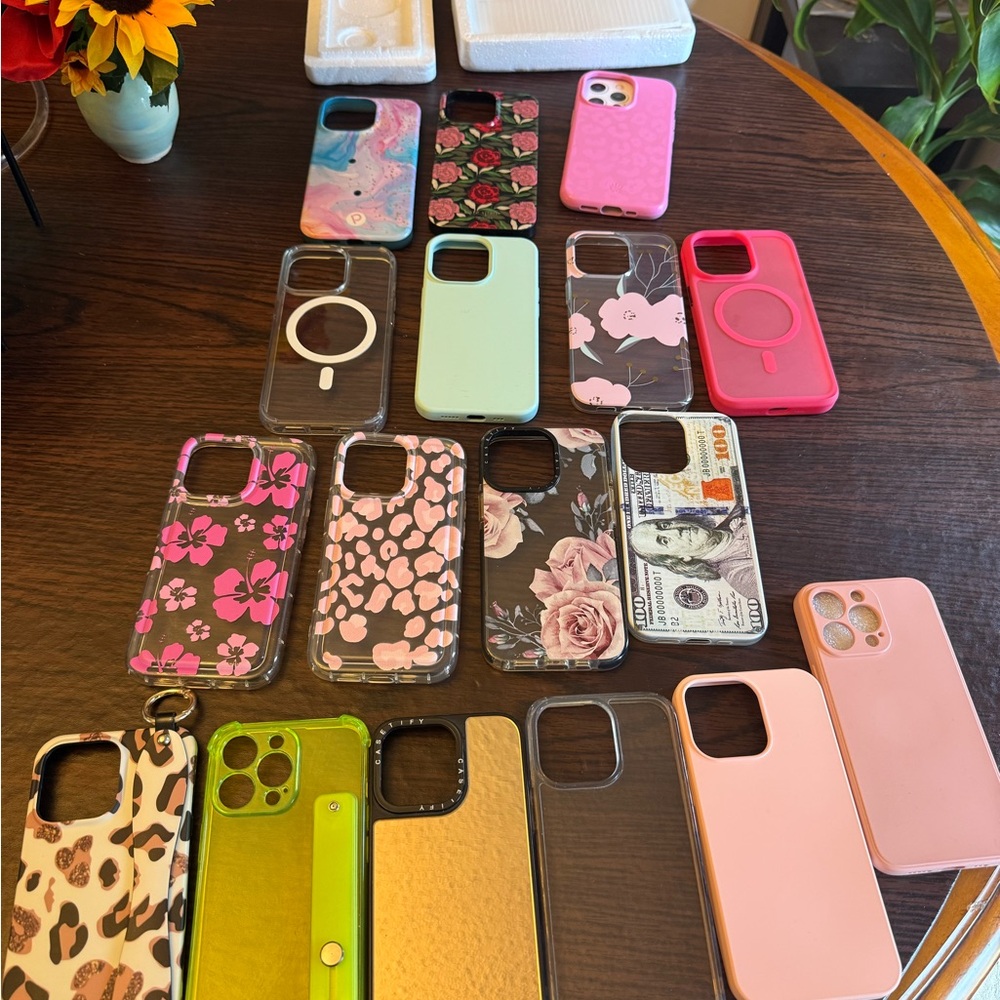 Lot of Assorted iPhone 13 Pro Cases